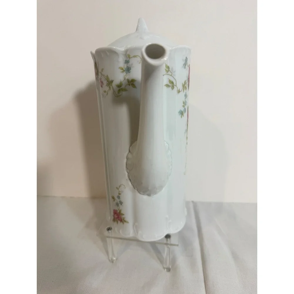 Rosenthal Classic Rose Collection VTG Coffee Pot Pink Floral Porcelain Germany